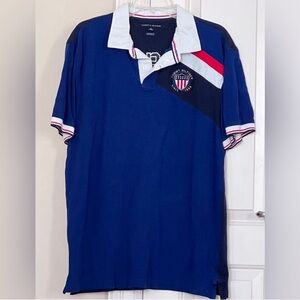 Tommy Hilfiger crusted embroidered polo shirt